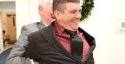 WB Dennis Harris and Brother Senior Warden Burkholder enjoying a lighthearted moment