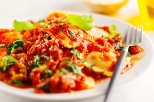 beef and cheese ravioli