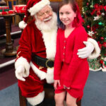 Jesse McCann's Daughter with Santa